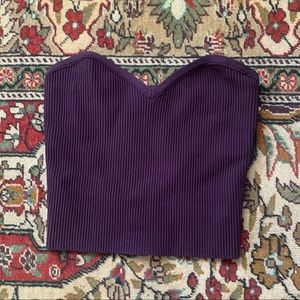 Babaton Sculpt Knit Cropped Tube Top